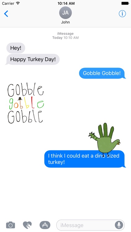 Hand Turkey Doodles