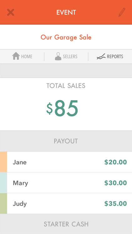 TallySheet – The Garage Sale Cash Register App