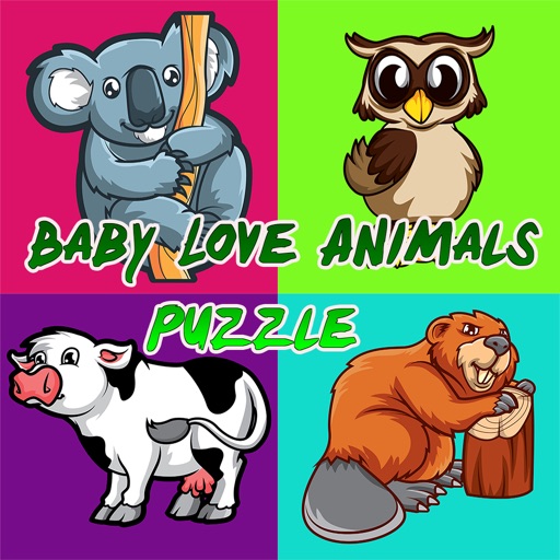 Baby Love Animals Jigsaw Puzzle iOS App