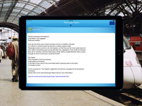 Passenger rights for iPad screenshot 3