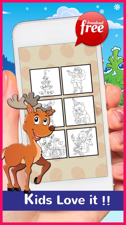 Christmas Coloring Pages For Kids And Toddlers! screenshot-4