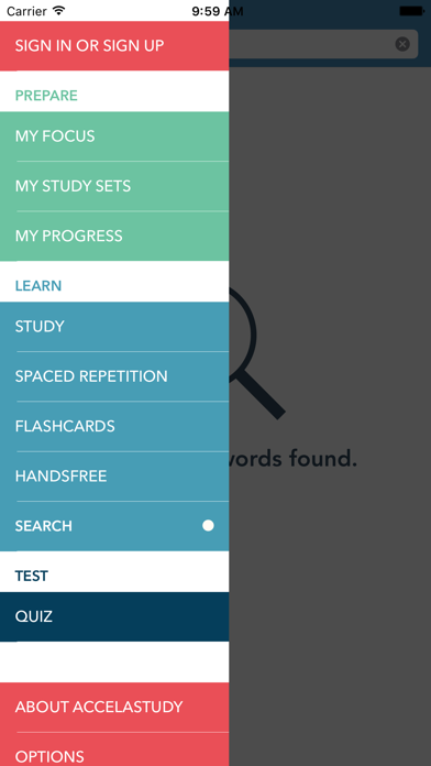 GRE and GMAT Vocabulary Builder by AccelaStudy Screenshot 1