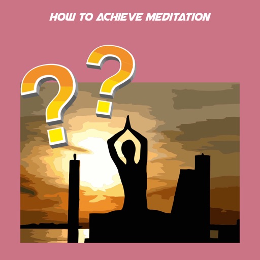 How to achieve meditation icon