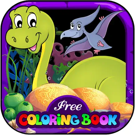 Free Color Book (dinosaur), Coloring Pages & Fun Educational Learning Games For Kids! Cheats