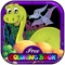 Icon Free Color Book (dinosaur), Coloring Pages & Fun Educational Learning Games For Kids!