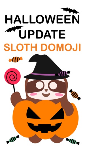 Sloth Halloween Domoji(圖1)-速報App