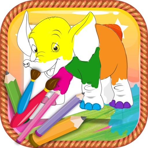Best Coloring Book Sheets Baby Animal Games Icon
