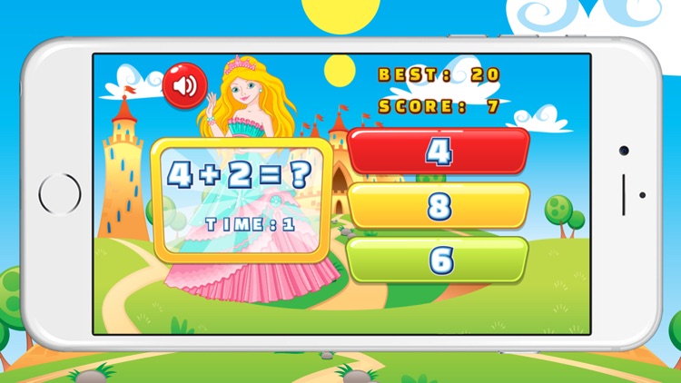 Fairy Cartoon for Little Girl - First Grade Math