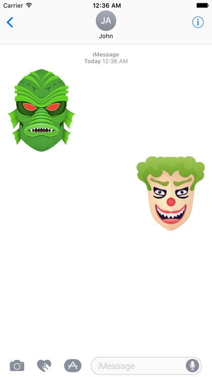 Halloween Mask Sticker screenshot-3