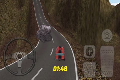 Red Car Hill Racing 3D screenshot 3