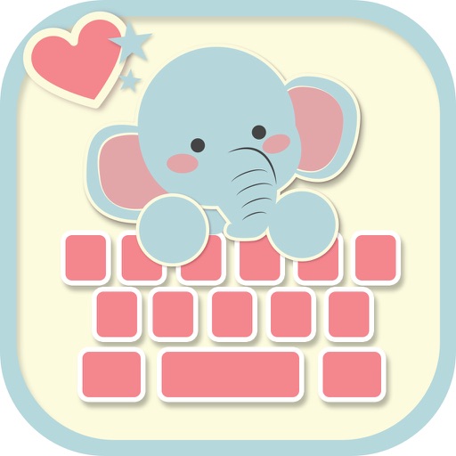 Cute Keyboard for Girls - Pink backgrounds & fonts Icon