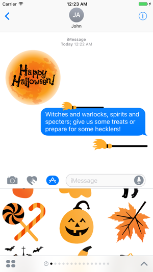 Crazy Halloween Sticker for iMessage #5(圖3)-速報App