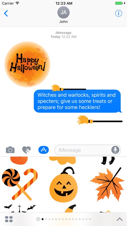 Crazy Halloween Sticker for iMessage #5