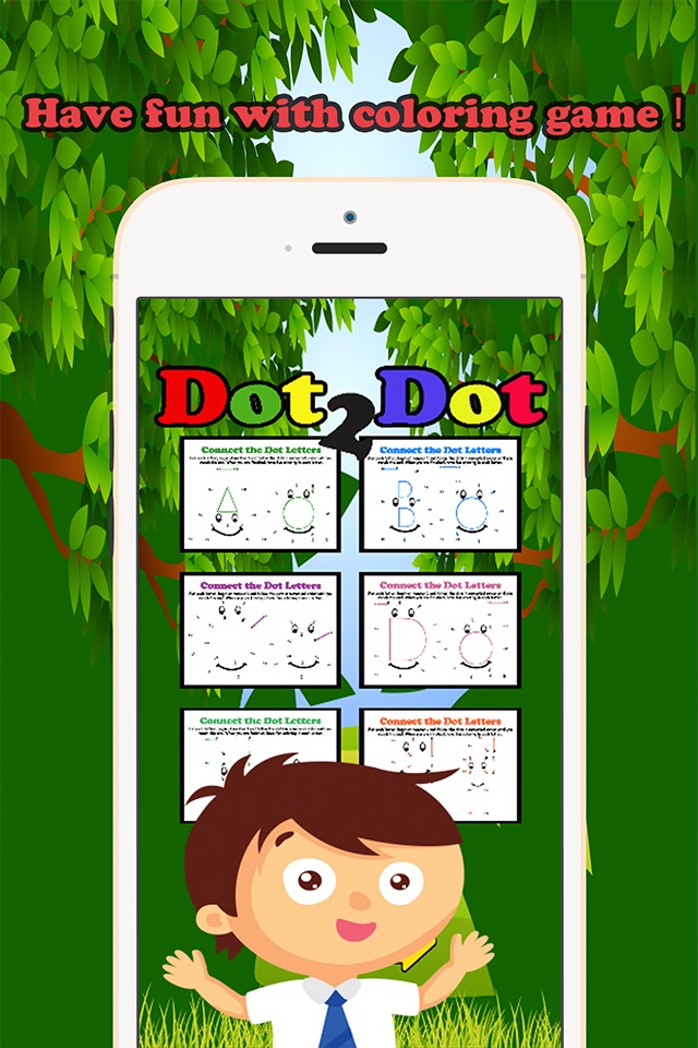 Dot to Dot Letters Alphabet Coloring Book For Kids screenshot 4