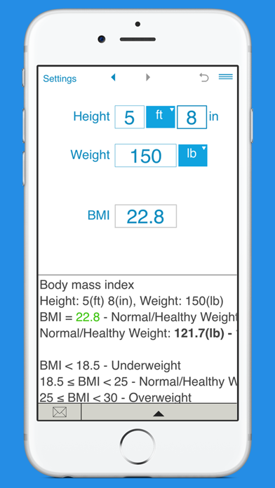Smart BMI Calculator Screenshot 2
