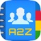 "A2Z Contacts" is the powerful all-in-one contact management app for your iPhone, iPad, & iPod