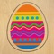 Wood Puzzle Easter Colors HD