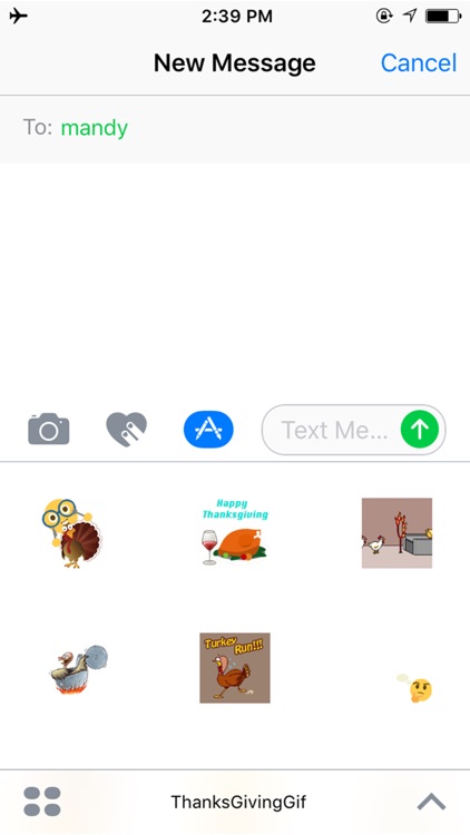 ThanksGiving Sticker - Turkey Gifs & Emojis Free