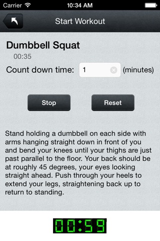 Dumbbell Squats Challenge Workouts & Exercises screenshot 4
