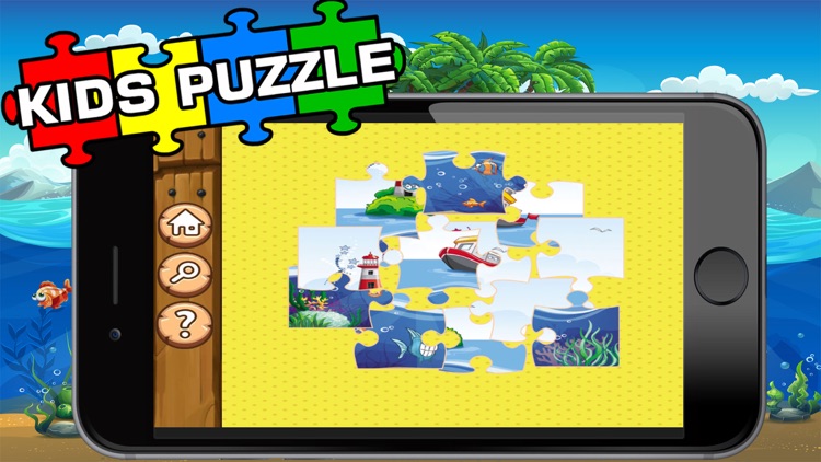 Sea Animals Puzzle HD - Funny Jigsaw Kids Games