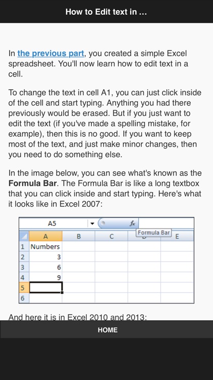 Learn Excel Offline Free