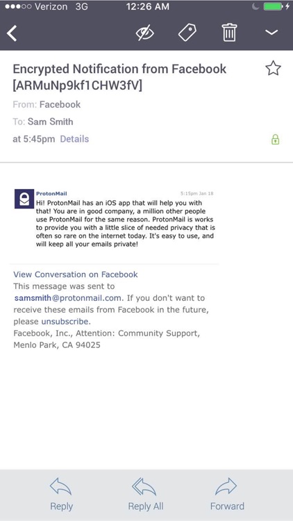 ProtonMail - Encrypted Email screenshot-3