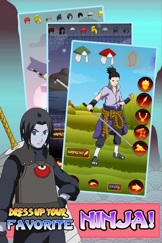 Anime Ninja Character Manga Creator Games For Free screenshot 4