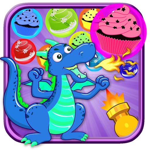 Dragon King Shooter Cake Bubble Game icon