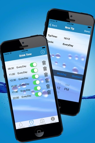 Drink Time-Daily water&water reminder&water clock screenshot 2
