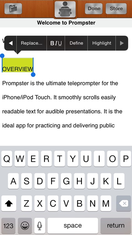 Prompster Pro™ - Teleprompter screenshot-3