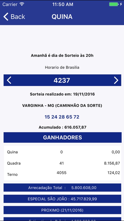 Resultados da Loteria screenshot-4