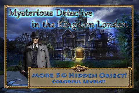 Hidden Object Mysterious Detective in the Kingdom London  Free screenshot 4
