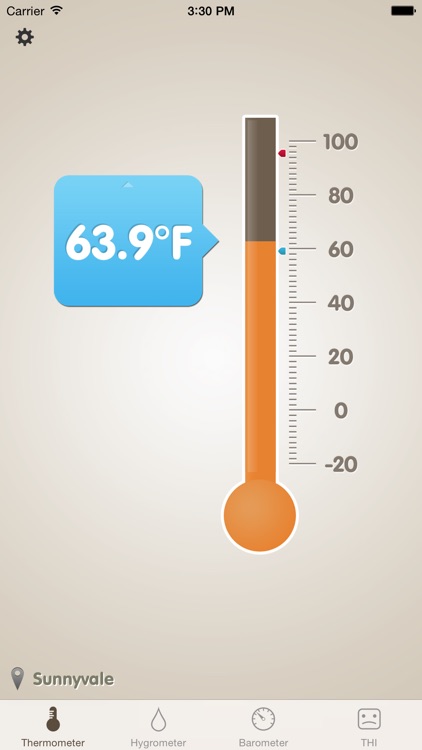 Thermo-Hygrometer (Barometer, Feels Like, THI)