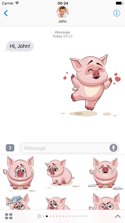 Pig - Stickers for iMessage