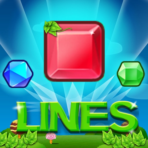 Jewels Lines-Physics Edition Free Games iOS App