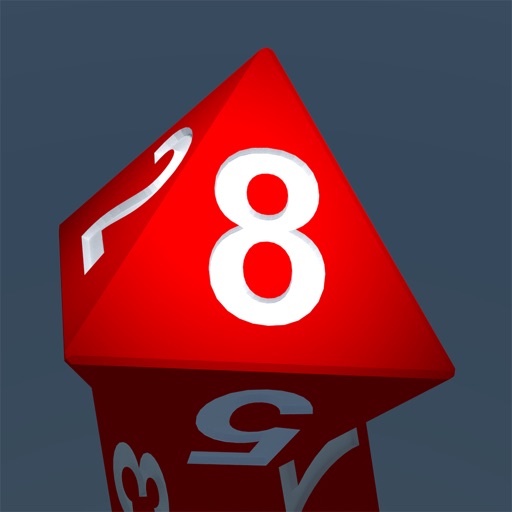 RPG D8 Role-Player Dice for iMessage Icon