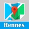 Rennes Offline Map is your ultimate oversea travel buddy