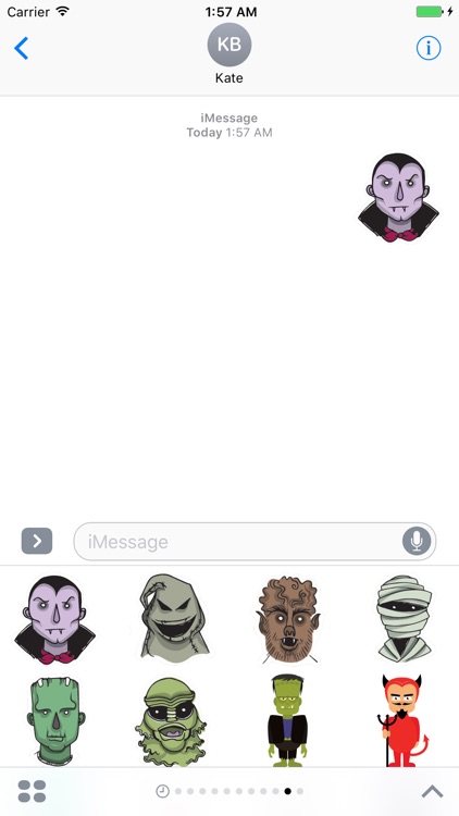 Halloween Stickers - Scary Halloween Monsters
