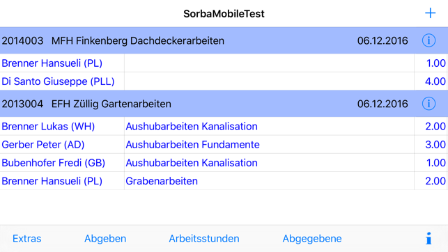 SORBA Arbeitszeit AX(圖1)-速報App