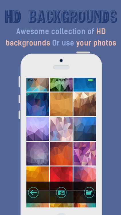 iPolygram Lite - Create your own custom wallpapers and backgrounds