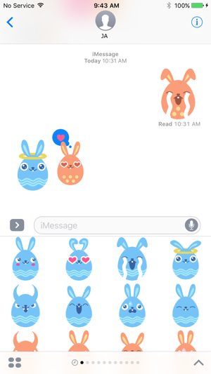 Rabbit Animation Sticker 3(圖1)-速報App