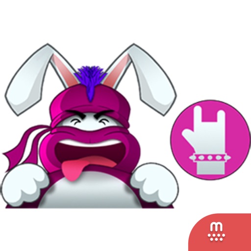 Cute Ninja Rabbit stickers 2 stickers by CandyA$ icon