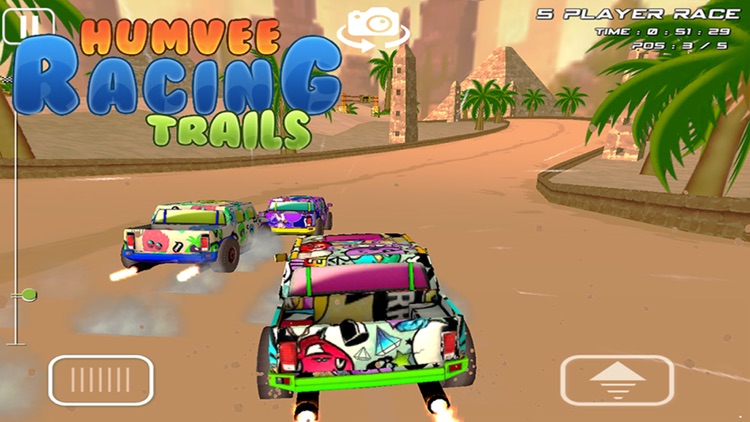 Hamvee Racing Trail- Monster Truck Racing for Kids screenshot-4