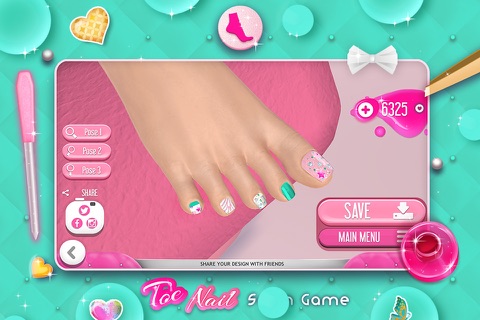 Toe Nail Salon Game for Fashion Girls: Foot Nail Makeover and Pedicure Designs screenshot 4