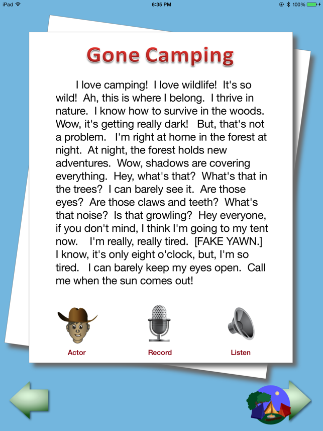 Gone Camping - Adventure in Voice-Over Acting(圖4)-速報App