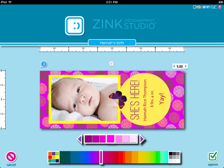 ZINK Print Studio for iPad