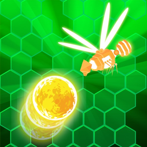 Bouncing Ball Attack Orange Killer Bee Hive Game