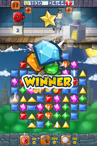 Jewel Blast Thief Quest Adventure – Match 3 Puzzle screenshot 3