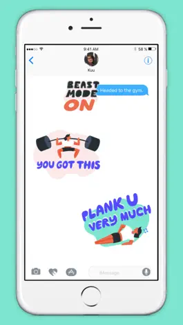 Game screenshot Stridekick Fitness Stickers mod apk