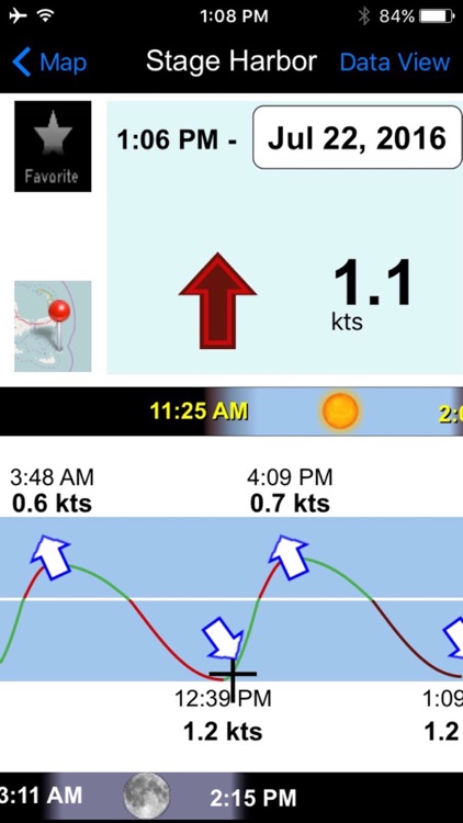 Real Tides and Current HD nautical charts forecast